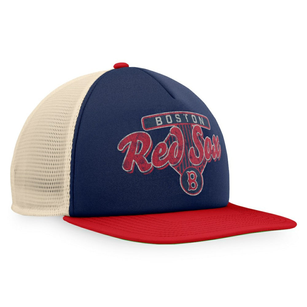 Boston Red Sox Fanatics Cooperstown Collection Talley Foam Trucker Snapback Hat - MLB Hats