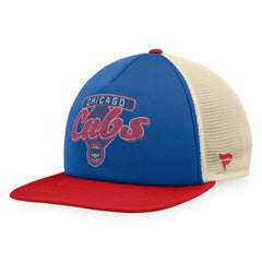 Chicago Cubs Fanatics Cooperstown Collection Talley Foam Trucker Snapback Hat - MLB Hats