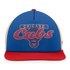 Chicago Cubs Fanatics Cooperstown Collection Talley Foam Trucker Snapback Hat - MLB Hats