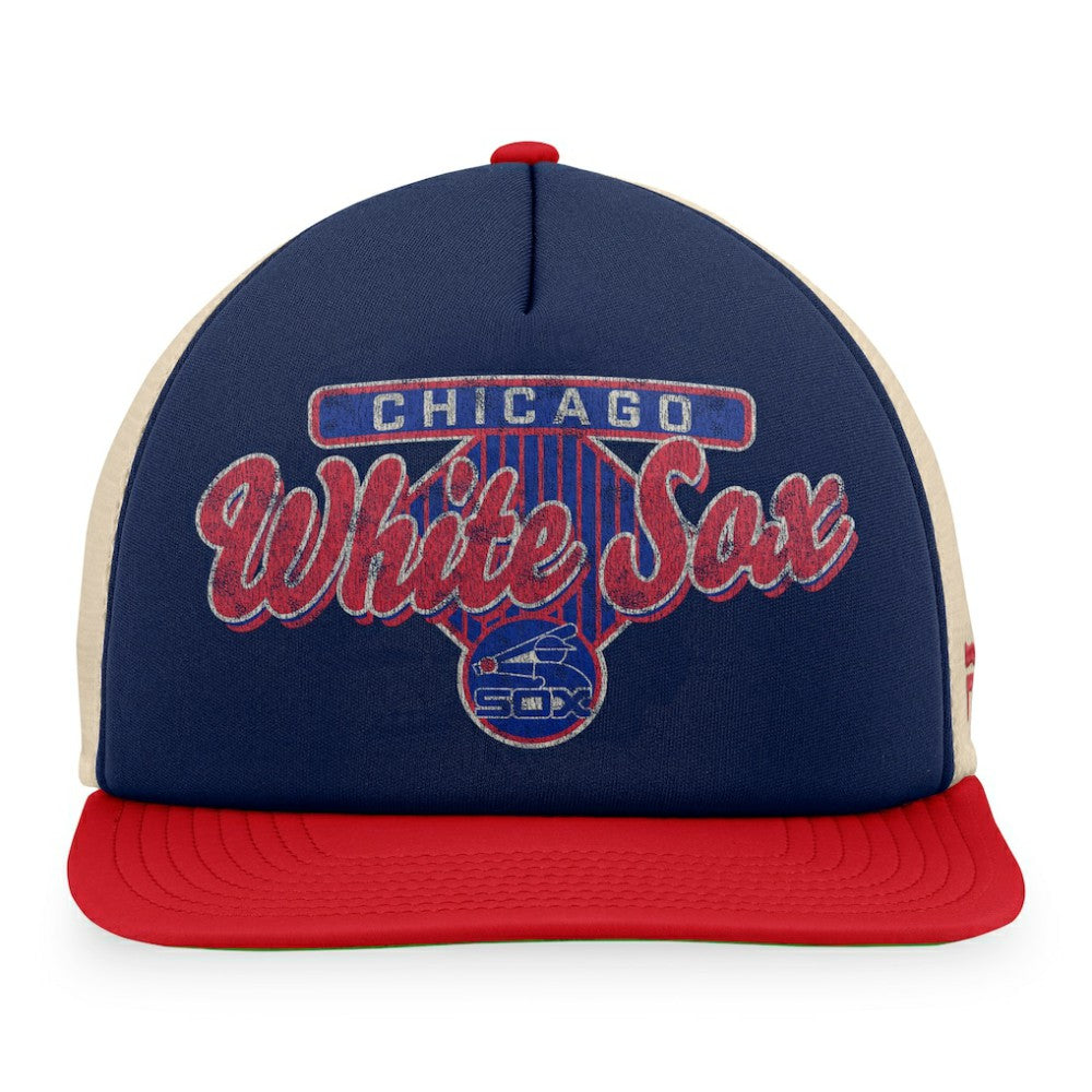 Chicago White Sox Fanatics Cooperstown Collection Talley Foam Trucker Snapback Hat - MLB Hats