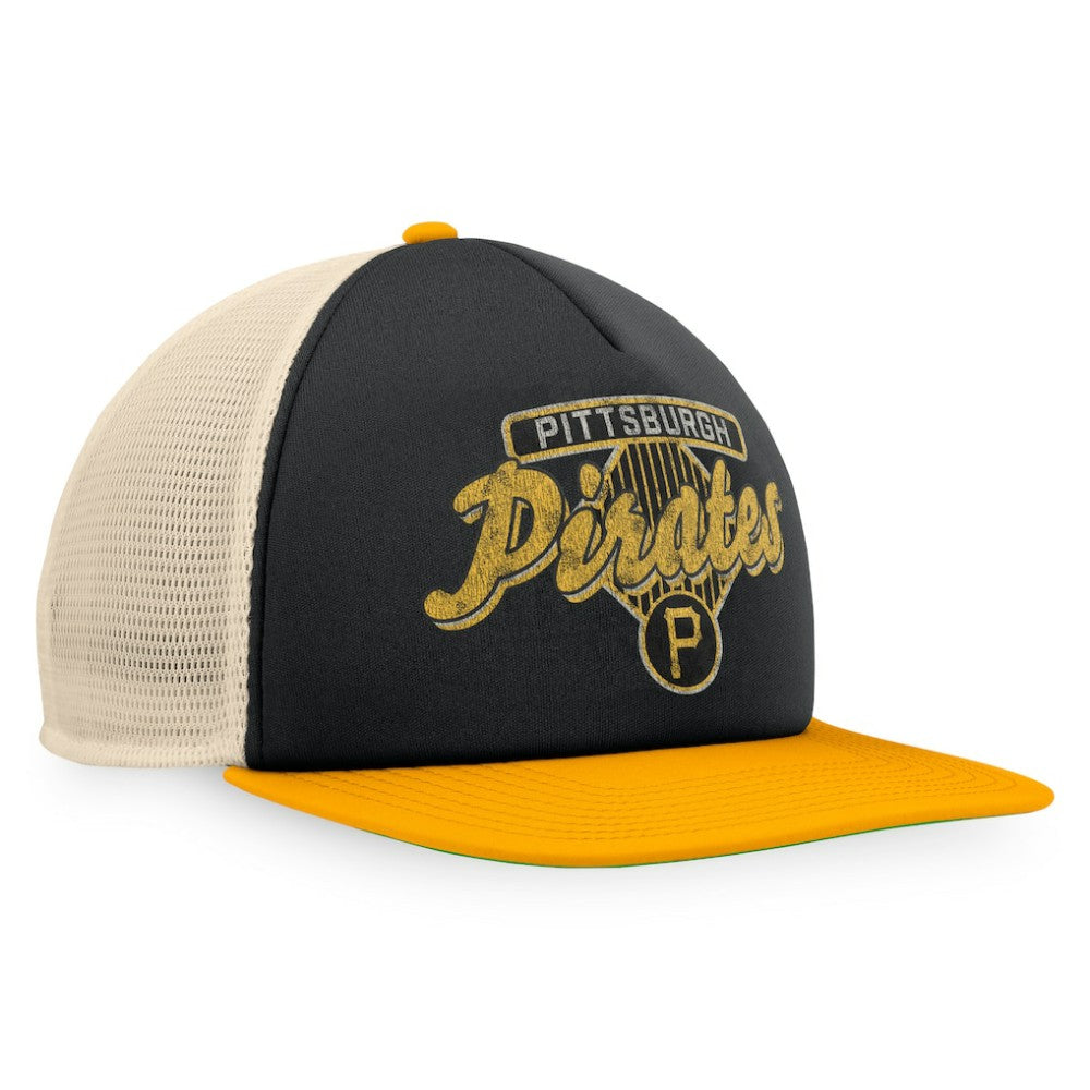 Pittsburgh Pirates Fanatics Cooperstown Collection Talley Foam Trucker Snapback Hat - MLB Hats