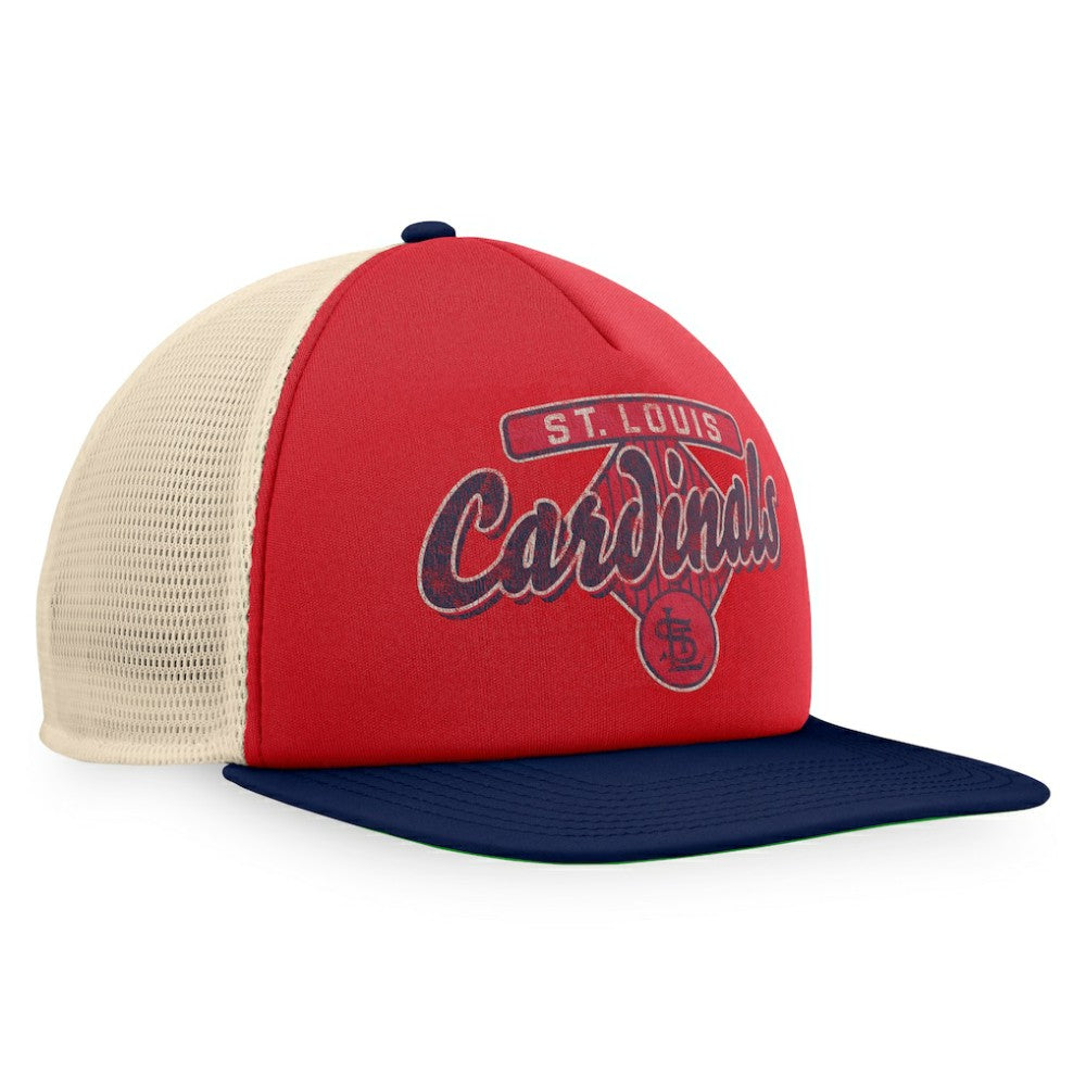 St. Louis Cardinals Fanatics Cooperstown Collection Talley Foam Trucker Snapback Hat - MLB Hats
