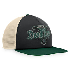 Tampa Bay Rays Fanatics Cooperstown Collection Talley Foam Trucker Snapback Hat - MLB Hats