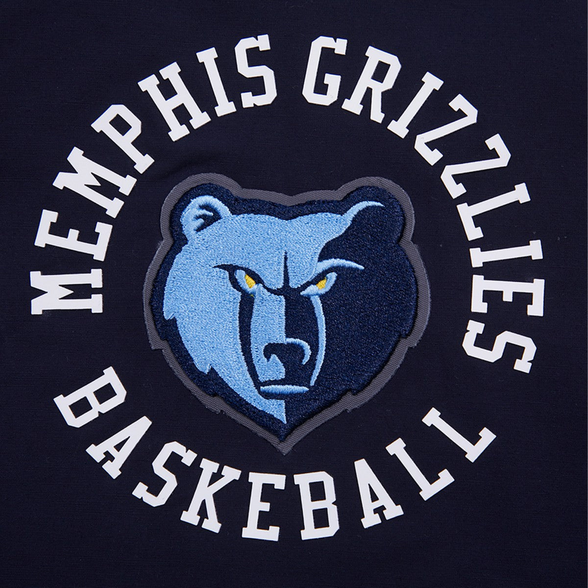 Navy Memphis Grizzlies Pro Standard Hybrid Full-Zip Hoodie | NBA