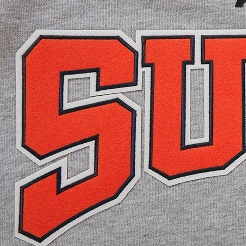 Heather Gray Phoenix Suns Pro Standard Crest Emblem Pullover Sweatshirt | NBA