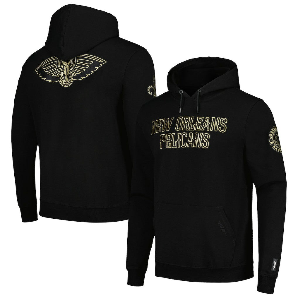 New Orleans Pelicans Pro Standard Black & Gold Pullover Hoodie shop | NBA