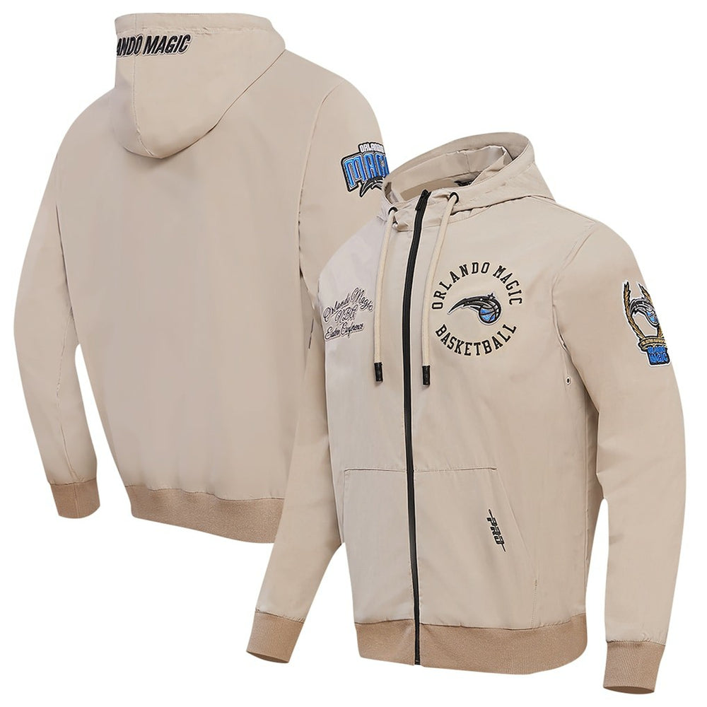 Khaki Orlando Magic Pro Standard Hybrid Full-Zip Hoodie | NBA