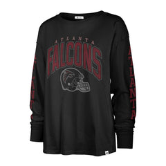 Atlanta Falcons '47 Women's Tom Cat Lightweight Long Sleeve T-Shirt | NFL Outlet