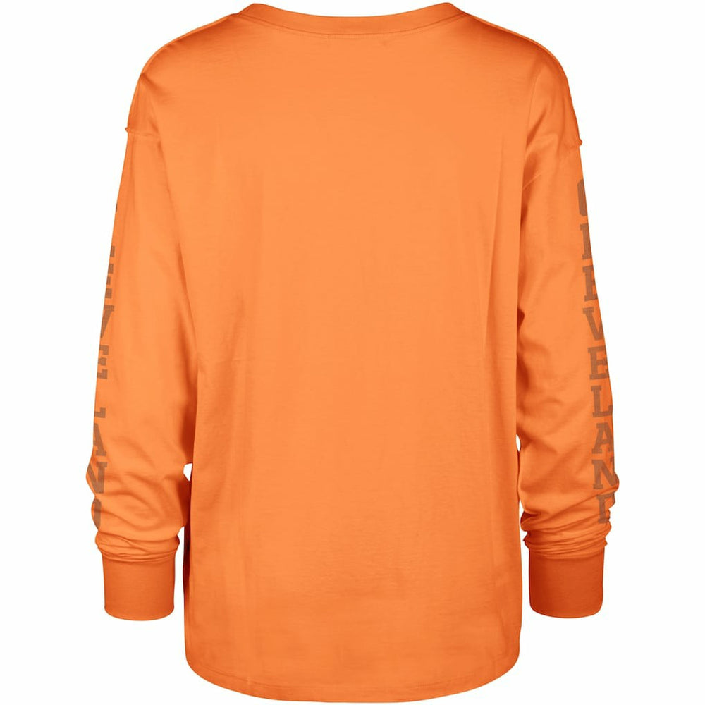 Cleveland Browns '47 Women's Tom Cat Lightweight Long Sleeve T-Shirt | NFL Hot