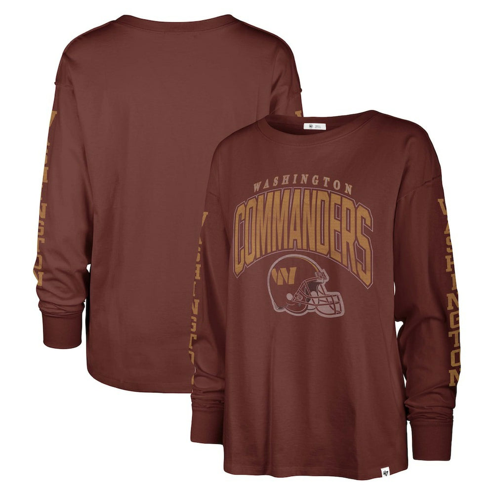 Washington Commanders '47 Women's Tom Cat Lightweight Long Sleeve T-Shirt | NFL US