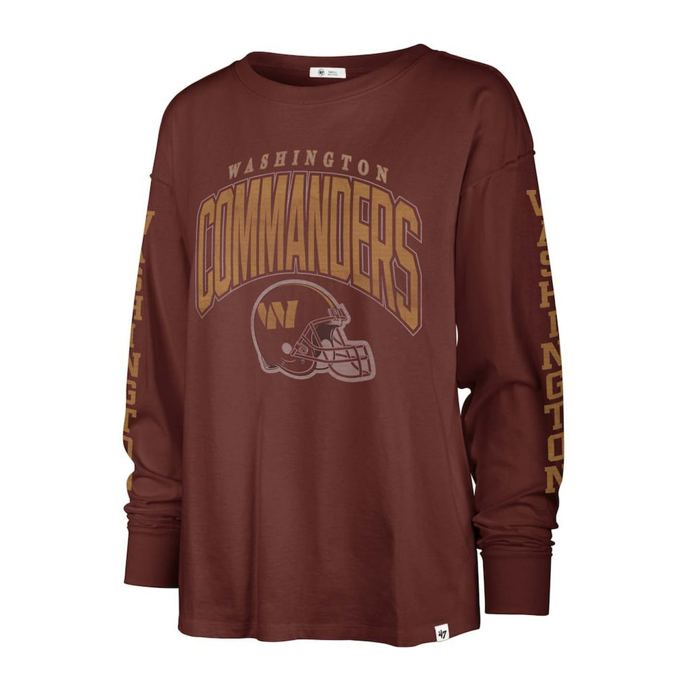 Washington Commanders '47 Women's Tom Cat Lightweight Long Sleeve T-Shirt | NFL US
