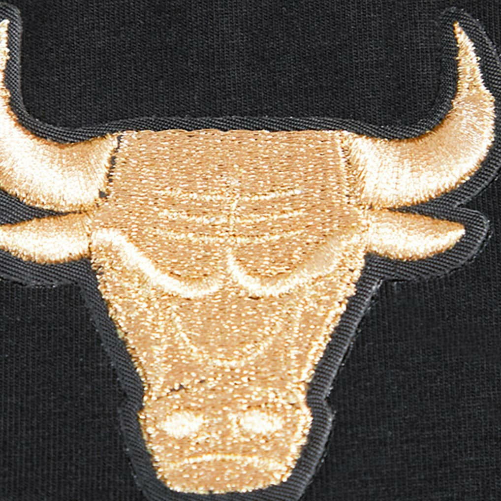 Black Chicago Bulls Pro Standard Women's Holiday Glam Boxy T-Shirt sale | NBA