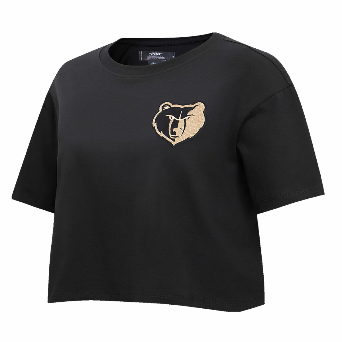 Black Memphis Grizzlies Pro Standard Women's Holiday Glam Boxy T-Shirt | NBA