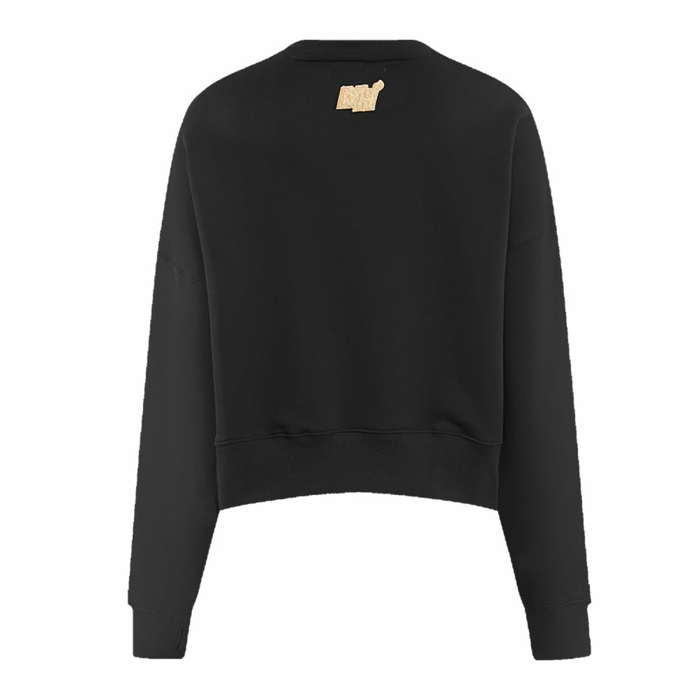 Black Miami Heat Pro Standard Women's Glam Cropped Pullover Sweatshirt - Black sale | NBA