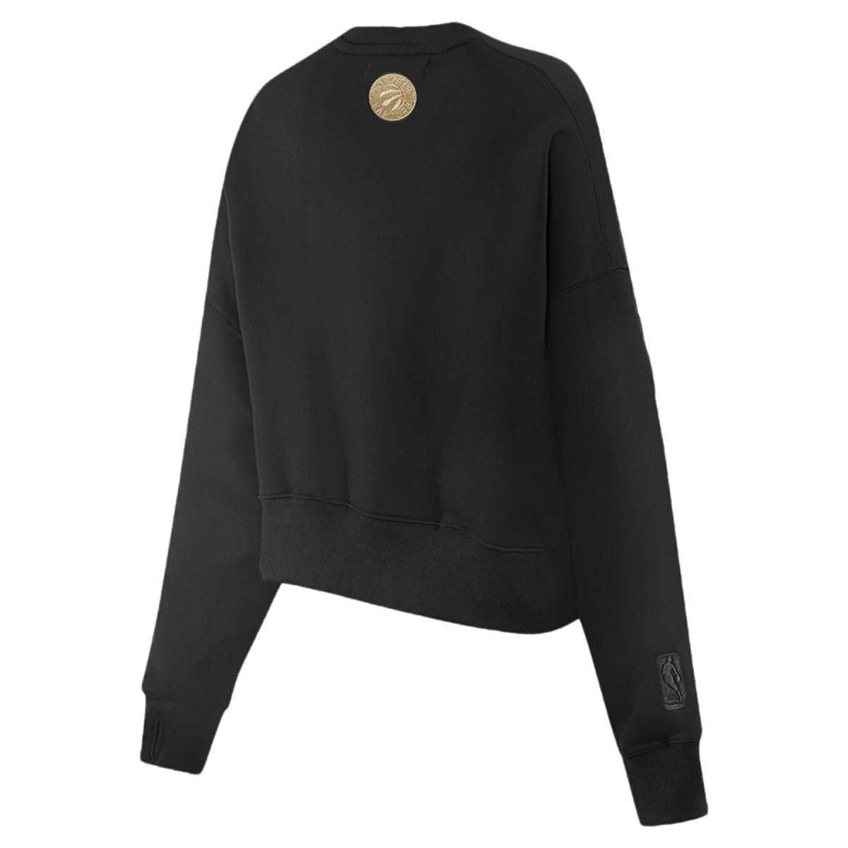 Black Toronto Raptors Pro Standard Women's Glam Cropped Pullover Sweatshirt - Black on sale | NBA
