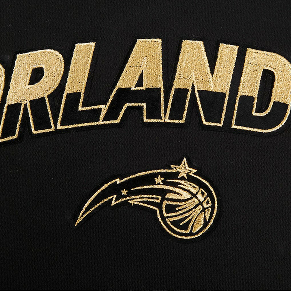 Black Orlando Magic Pro Standard Women's Glam Cropped Pullover Sweatshirt - Black cheap | NBA