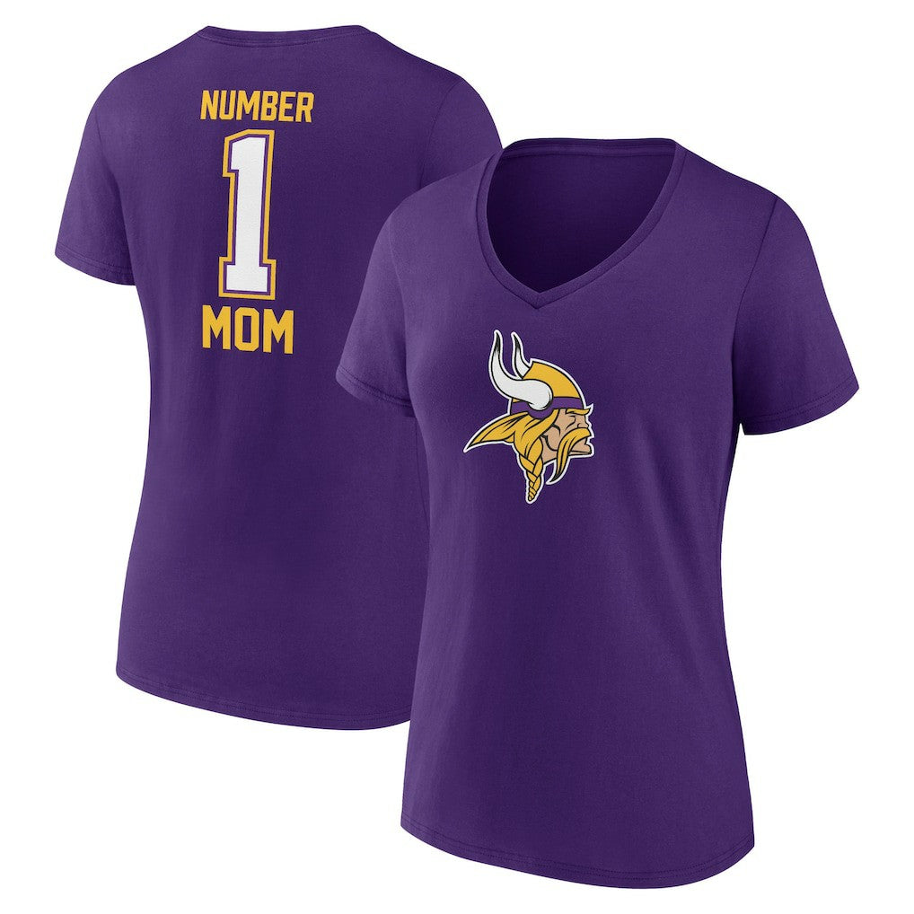 Minnesota Vikings Women's Mother's Day V-Neck T-Shirt | NFL Sale