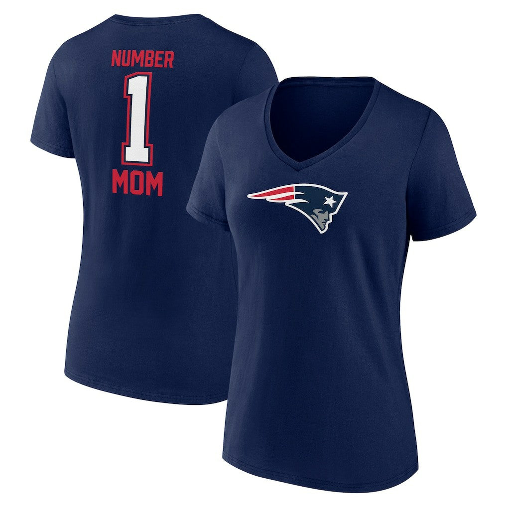 New England Patriots Women's Mother's Day V-Neck T-Shirt | NFL Hot