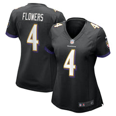 Baltimore Ravens Zay Flowers  Women's Alternate Game Jersey | NFL Sale