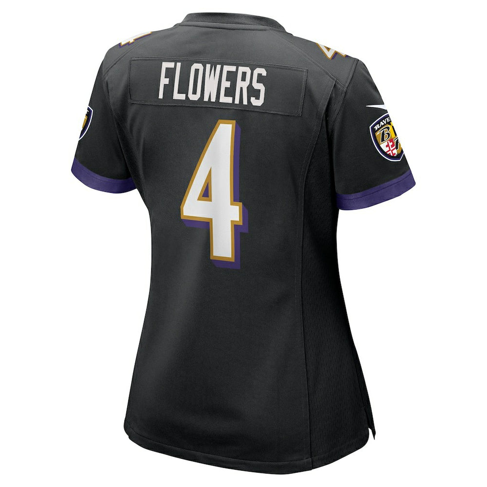 Baltimore Ravens Zay Flowers  Women's Alternate Game Jersey | NFL Sale