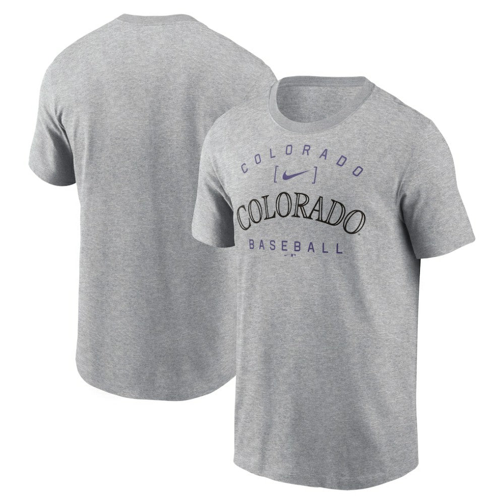Colorado Rockies Nike Home Team Athletic Arch T-Shirt - MLB T-shirts
