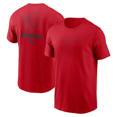 Washington Nationals Nike Large Logo Back Stack T-Shirt - MLB T-shirts