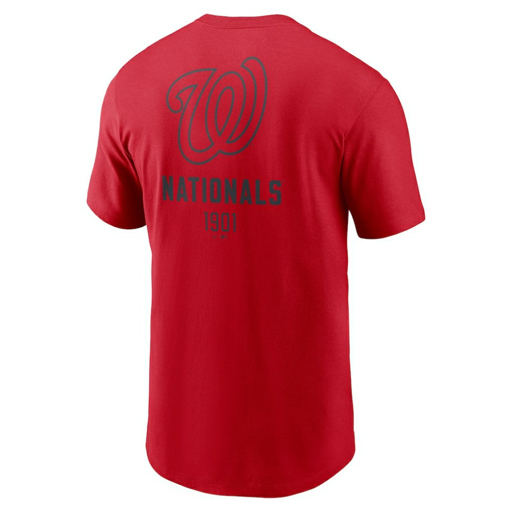 Washington Nationals Nike Large Logo Back Stack T-Shirt - MLB T-shirts