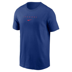Texas Rangers Nike Large Logo Back Stack T-Shirt - MLB T-shirts