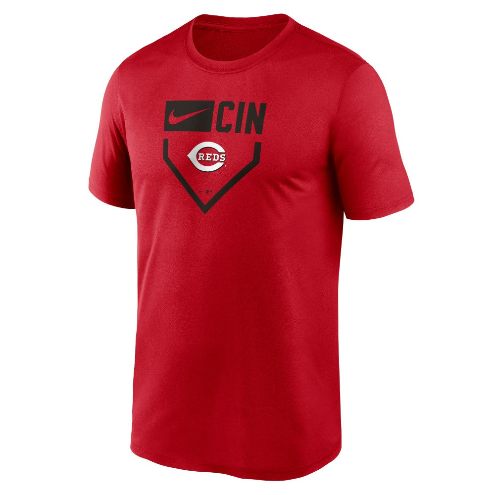 Cincinnati Reds Nike Home Plate Icon Legend Performance T-Shirt - MLB T-shirts