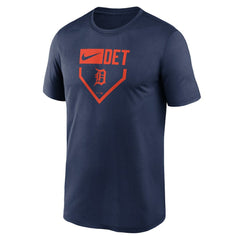 Detroit Tigers Nike Home Plate Icon Legend Performance T-Shirt - MLB T-shirts
