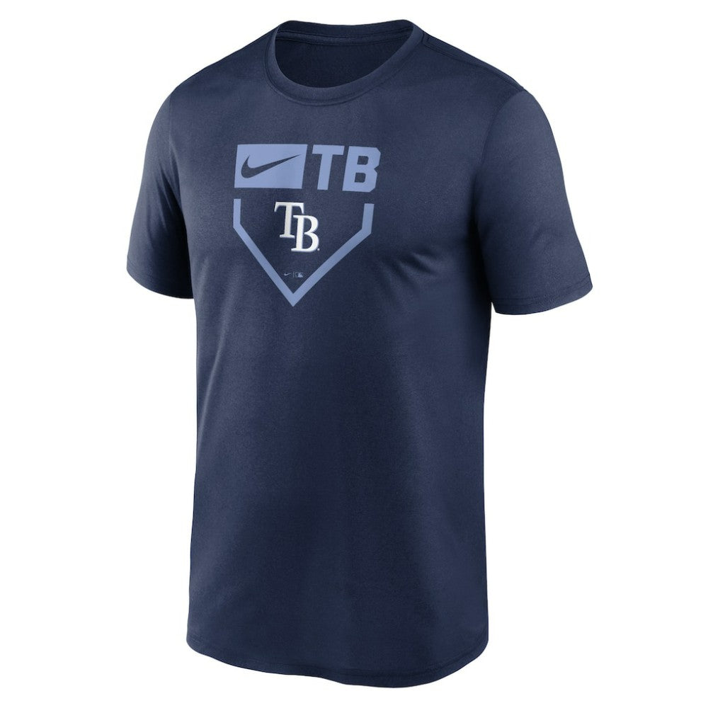 Tampa Bay Rays Nike Home Plate Icon Legend Performance T-Shirt - MLB T-shirts