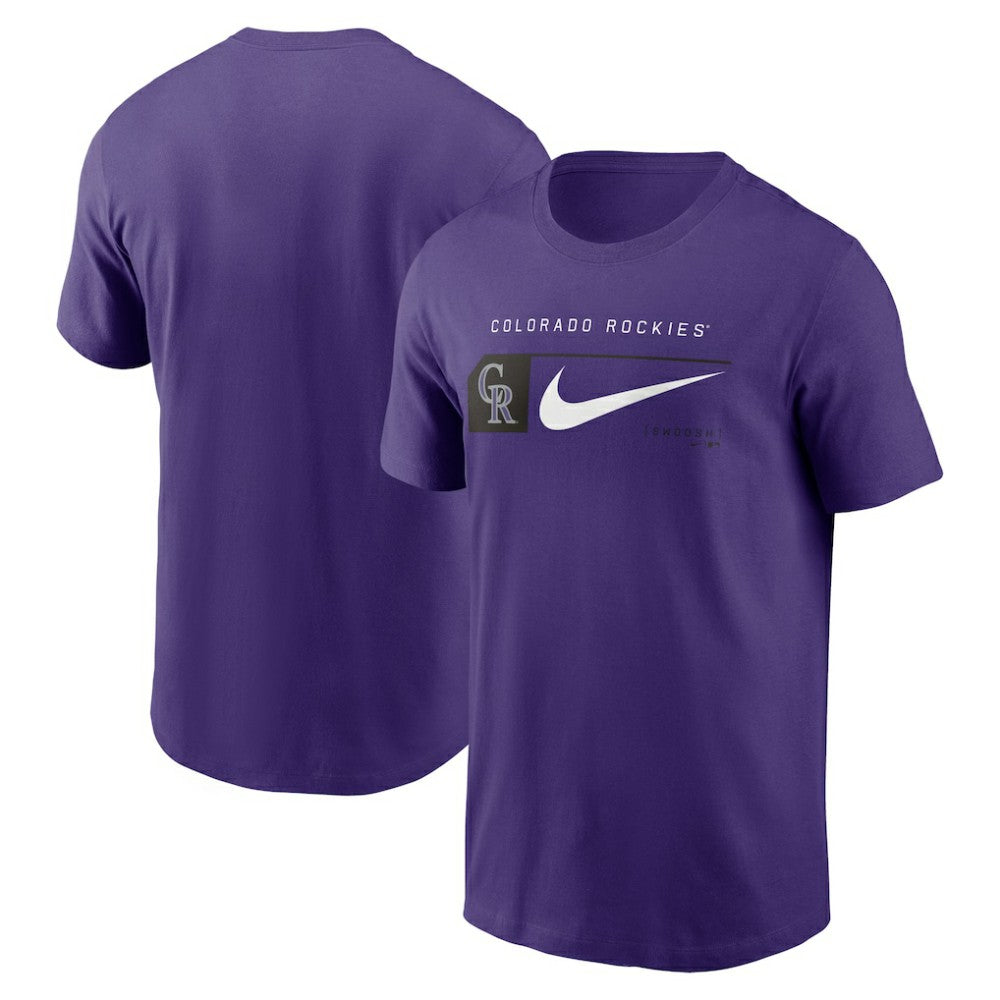 Colorado Rockies Nike Team Swoosh Lockup T-Shirt - MLB T-shirts