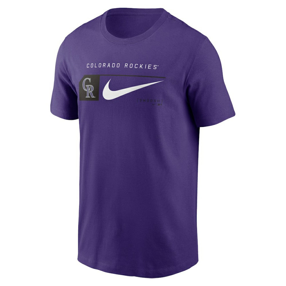 Colorado Rockies Nike Team Swoosh Lockup T-Shirt - MLB T-shirts