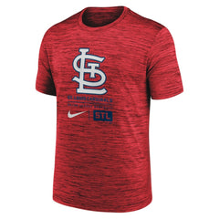 St. Louis Cardinals Nike Large Logo Velocity T-Shirt - MLB T-shirts
