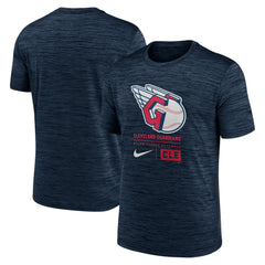 Cleveland Guardians Nike Large Logo Velocity T-Shirt - MLB T-shirts