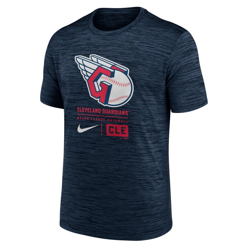Cleveland Guardians Nike Large Logo Velocity T-Shirt - MLB T-shirts