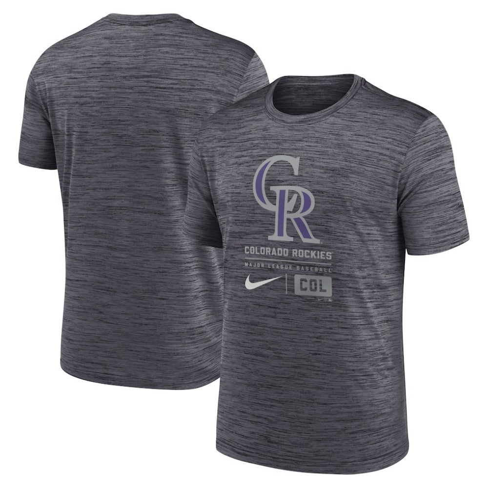 Colorado Rockies Nike Large Logo Velocity T-Shirt - MLB T-shirts
