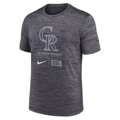 Colorado Rockies Nike Large Logo Velocity T-Shirt - MLB T-shirts