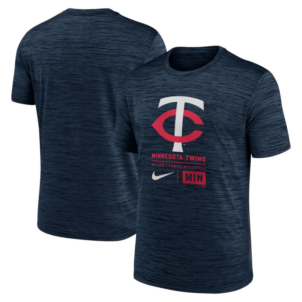 Minnesota Twins Nike Large Logo Velocity T-Shirt - MLB T-shirts