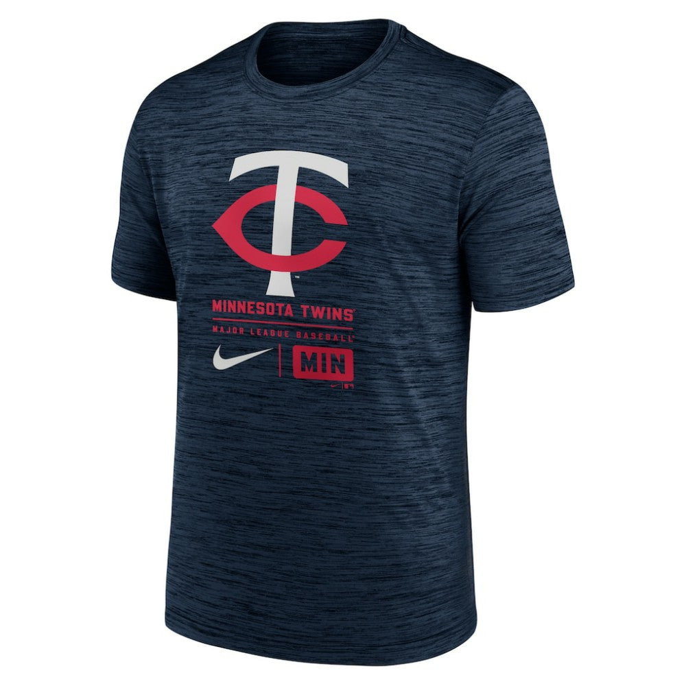 Minnesota Twins Nike Large Logo Velocity T-Shirt - MLB T-shirts