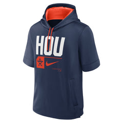 Houston Astros Nike Tri Code Lockup Short Sleeve Pullover Hoodie - MLB Hoodies