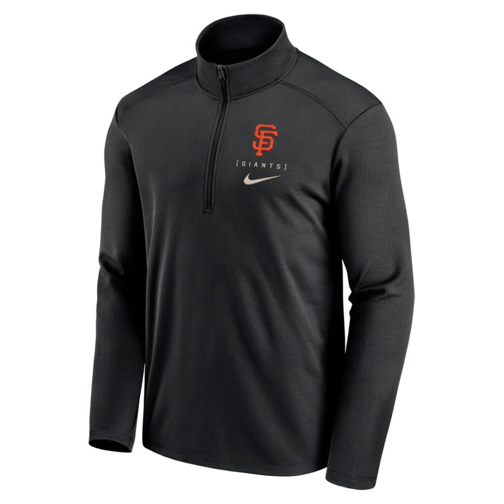 San Francisco Giants Nike Franchise Logo Pacer Performance Half-Zip Top - MLB Tops