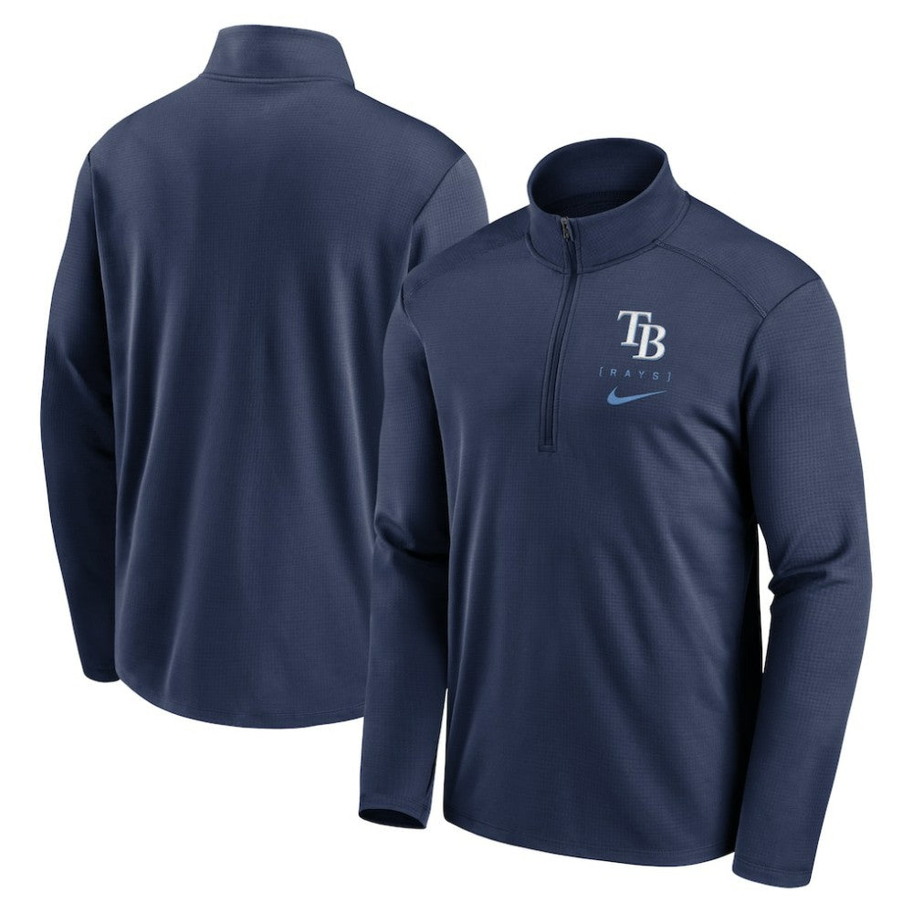 Tampa Bay Rays Nike Franchise Logo Pacer Performance Half-Zip Top - MLB Tops