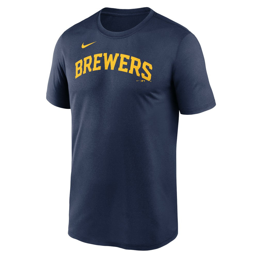 Milwaukee Brewers Nike Legend Fuse Wordmark T-Shirt  - MLB T-shirts