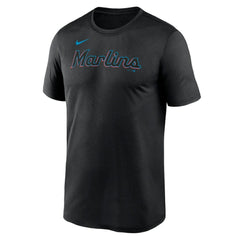 Miami Marlins Nike Legend Fuse Wordmark T-Shirt  - MLB T-shirts