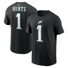 Philadelphia Eagles Jalen Hurts  Player Name & Number T-Shirt | NFL Hot