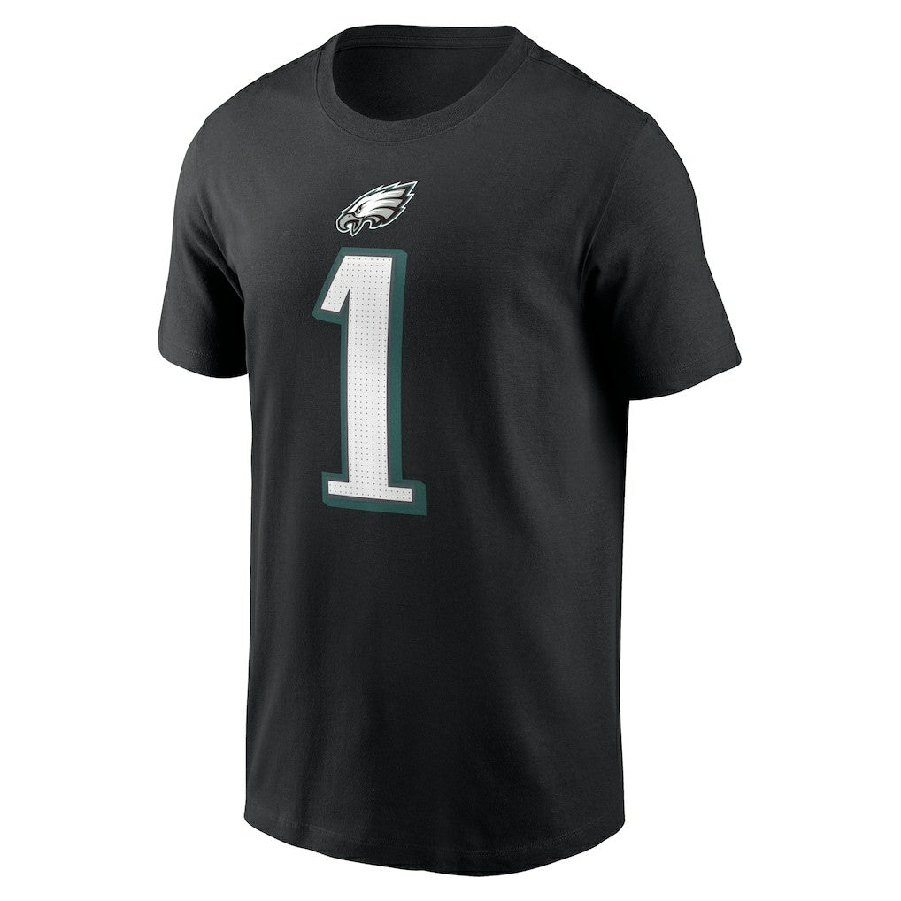 Philadelphia Eagles Jalen Hurts  Player Name & Number T-Shirt | NFL Hot