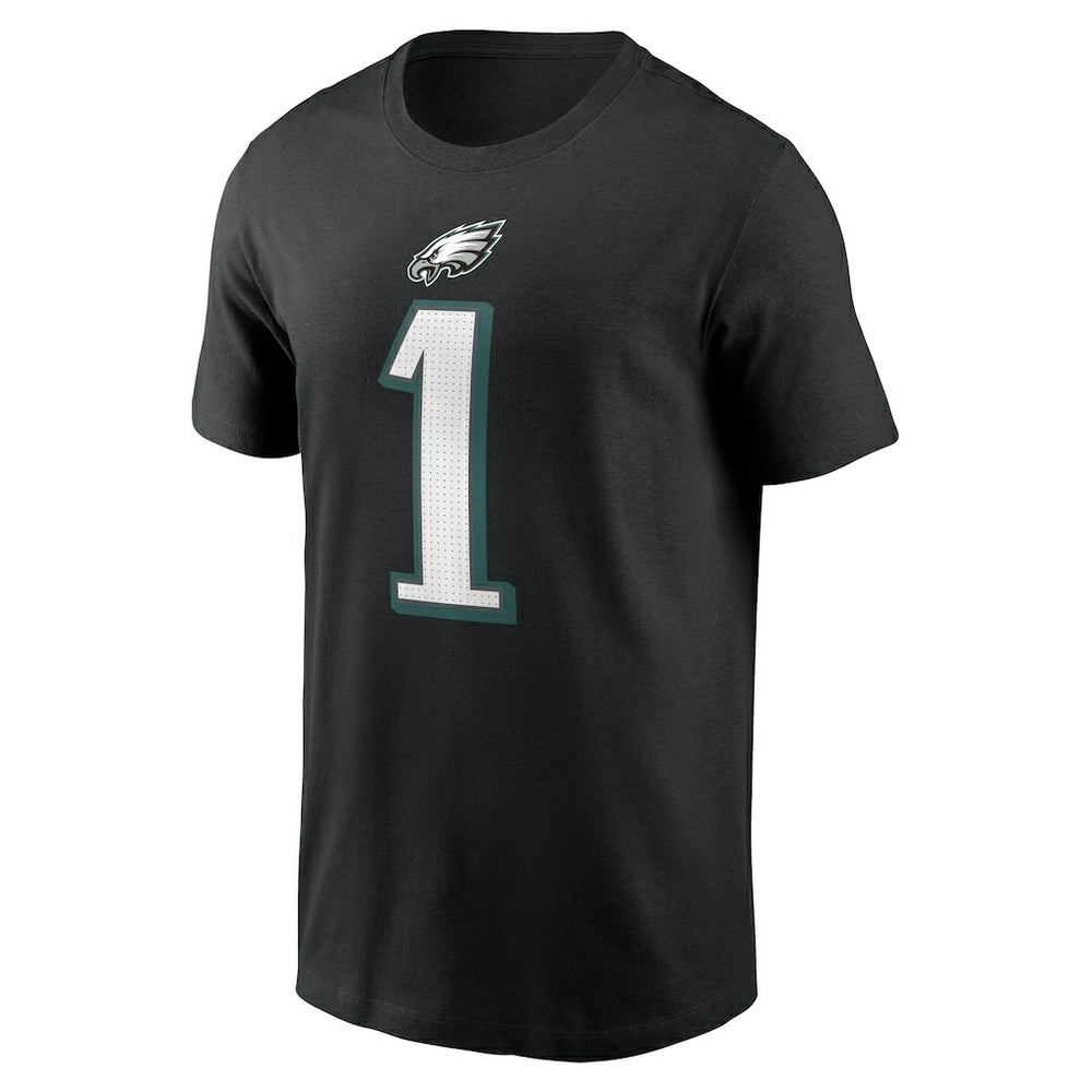 Philadelphia Eagles Jalen Hurts  Player Name & Number T-Shirt | NFL Hot