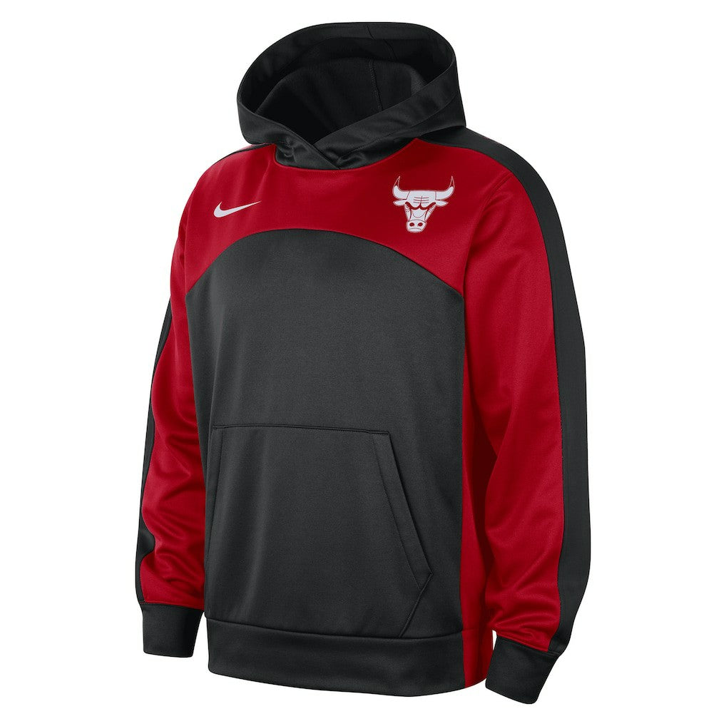 Black/Red Chicago Bulls Authentic Starting Five Force Performance Pullover Hoodie | NBA