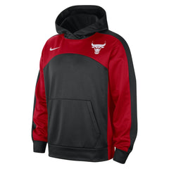 Black/Red Chicago Bulls Authentic Starting Five Force Performance Pullover Hoodie | NBA